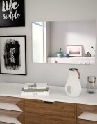 vidaXL Стенно огледало 60x40 см правоъгълно