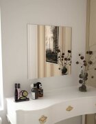 vidaXL Стенно огледало 60x60 см квадратно