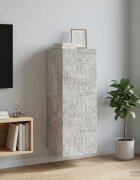 vidaXL Стенно шкафче 33 x 345 x 90 см Инженерна дървесина
