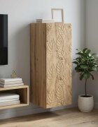 vidaXL Стенно шкафче 33 x 345 x 90 см Инженерна дървесина Дъб артизан