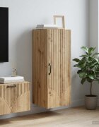 vidaXL Стенно шкафче 33 x 345 x 90 см Инженерна дървесина Дъб артизан