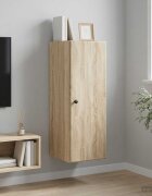 vidaXL Стенно шкафче 33 x 345 x 90 см Инженерна дървесина Дъб сонома