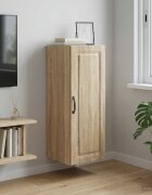 vidaXL Стенно шкафче 33 x 345 x 90 см Инженерна дървесина Дъб сонома