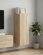 vidaXL Стенно шкафче 33 x 345 x 935 cm Инженерна дървесина