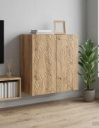 vidaXL Стенно шкафче 59 x 31 x 60 см Инженерна дървесина Дъб артизан