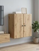 vidaXL Стенно шкафче 59 x 31 x 60 см Инженерна дървесина Дъб артизан