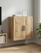 vidaXL Стенно шкафче 59 x 31 x 60 см Инженерна дървесина Дъб артизан