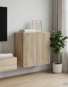 vidaXL Стенно шкафче 59 x 31 x 60 см Инженерна дървесина Дъб сонома