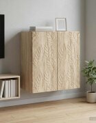 vidaXL Стенно шкафче 59 x 31 x 60 см Инженерна дървесина Дъб сонома