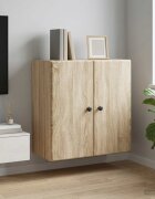 vidaXL Стенно шкафче 59 x 31 x 60 см Инженерна дървесина Дъб сонома