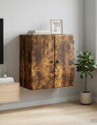 vidaXL Стенно шкафче 59 x 31 x 60 см Инженерна дървесина Опушен дъб