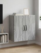 vidaXL Стенно шкафче 59 x 31 x 60 см Инженерна дървесина Сив Сонома