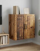 vidaXL Стенно шкафче 59 x 31 x 60 см Инженерна дървесина Старо дърво