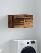 vidaXL Стенно шкафче 60 x 365 x 35 cm Инженерна дървесина Старо дърво