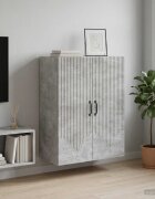 vidaXL Стенно шкафче 66 x 345 x 90 см Инженерна дървесина