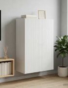 vidaXL Стенно шкафче 66 x 345 x 90 см Инженерна дървесина Бяло