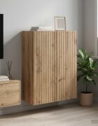 vidaXL Стенно шкафче 66 x 345 x 90 см Инженерна дървесина Дъб артизан