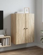 vidaXL Стенно шкафче 66 x 345 x 90 см Инженерна дървесина Дъб сонома