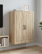 vidaXL Стенно шкафче 66 x 345 x 90 см Инженерна дървесина Дъб сонома