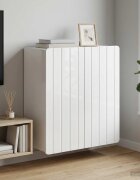 vidaXL Стенно шкафче Бял гланц 59 x 31 x 64 см Инженерна дървесина