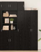 vidaXL Стенно шкафче Черния дъб 30 x 42.5 x 39.5 см