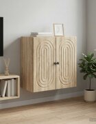 vidaXL Стенно шкафче Дъб сонома 59 x 31 x 60 см Инженерна дървесина