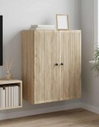 vidaXL Стенно шкафче Дъб сонома 66 x 345 x 90 см Инженерна дървесина