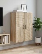 vidaXL Стенно шкафче Дъб сонома 66 x 345 x 90 см Инженерна дървесина