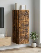 vidaXL Стенно шкафче Опушен дъб 33 x 345 x 90 см Инженерна дървесина