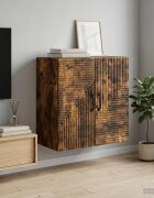 vidaXL Стенно шкафче Опушен дъб 59 x 31 x 60 см Инженерна дървесина