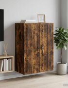 vidaXL Стенно шкафче Опушен дъб 66 x 345 x 90 см Инженерна дървесина
