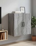 vidaXL Стенно шкафче Сив Сонома 59 x 31 x 60 см Инженерна дървесина
