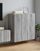 vidaXL Стенно шкафче Сив Сонома 59 x 31 x 64 см Инженерна дървесина