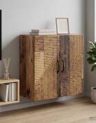 vidaXL Стенно шкафче Старо дърво 59 x 31 x 60 см Инженерна дървесина