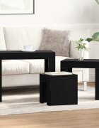 vidaXL Стифиращи масички 3 бр. Черния дъб 61 x 30 x 50 см