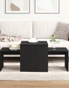 vidaXL Стифиращи масички Черния дъб 100 x 48 x 40 см