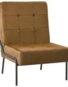 vidaXL Стол за релаксация 65x79x87 см кафяв кадифе