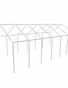 vidaXL Стоманена рамка за 12x6 м парти палатка
