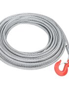 vidaXL Стоманено въже за тирфор 1600 кг 20 м
