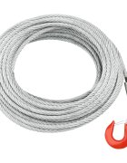 vidaXL Стоманено въже за тирфор 800 кг 20 м