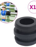 vidaXL Стопери за джаги за прът за 159/16 мм 16 бр
