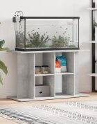vidaXL Стойка за аквариум бетонна сива 100x40x60 см инженерно дърво