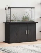 vidaXL Стойка за аквариум черен дъб 101x41x58 см инженерно дърво