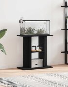 vidaXL Стойка за аквариум черен дъб 60x30x60 см инженерно дърво