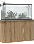 vidaXL Стойка за аквариум дъб 101x41x58 см инженерно дърво