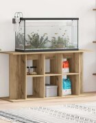 vidaXL Стойка за аквариум дъб 120x40x60 см инженерно дърво
