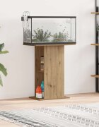 vidaXL Стойка за аквариум дъб 36x605x725 см инженерно дърво