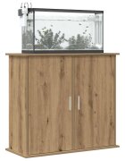 vidaXL Стойка за аквариум дъб 81x36x73 см инженерно дърво