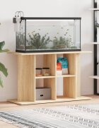 vidaXL Стойка за аквариум дъб сонома 100x40x60 см инженерно дърво