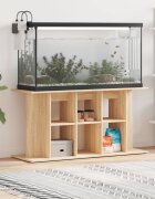 vidaXL Стойка за аквариум дъб сонома 120x40x60 см инженерно дърво